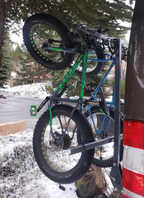 Lolo Racks 4 bike rack for 2" inch hitch with standard pull pin tilting