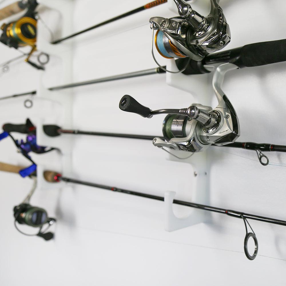 Made in the USA Fishing Rod Rack | Wall or Ceiling Mounted