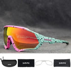 Modern Black Bike Glasses Sports Running Eyewear Fishing Polarized Glasses For Men And Women Cool Unisex Cycling UV400 Glasses For Running