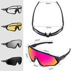 Modern Black Bike Glasses Sports Running Eyewear Fishing Polarized Glasses For Men And Women Cool Unisex Cycling UV400 Glasses For Running