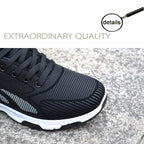 Casual Sneakers Cushioning Outdoor Running Shoes For Men Non-slip Sport Shoes Professional Athletic Training Men Air Trail Mesh Sneakers Walking Cross Training Tennis Sports Sneakers