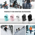 Ski Head Cover with Adjustable Ventilation and Detachable Liner for Winter Sports