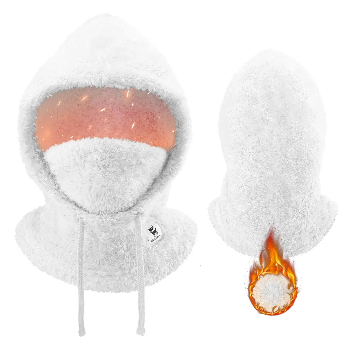 Ski Head Cover with Adjustable Ventilation and Detachable Liner for Winter Sports