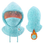 Ski Head Cover with Adjustable Ventilation and Detachable Liner for Winter Sports