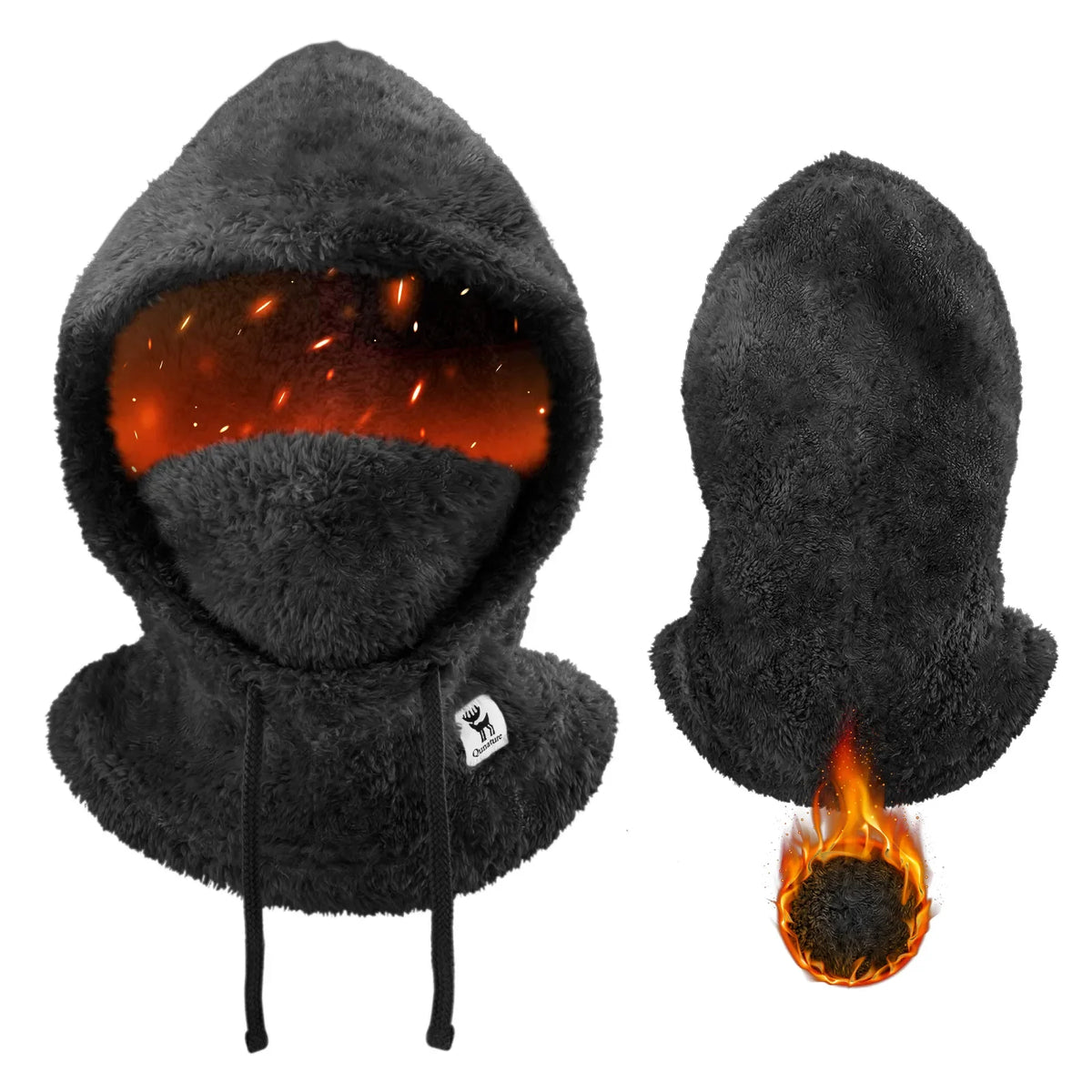 Ski Head Cover with Adjustable Ventilation and Detachable Liner for Winter Sports