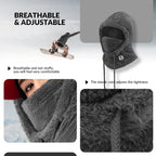 Ski Head Cover with Adjustable Ventilation and Detachable Liner for Winter Sports