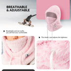 Ski Head Cover with Adjustable Ventilation and Detachable Liner for Winter Sports