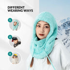 Ski Head Cover with Adjustable Ventilation and Detachable Liner for Winter Sports