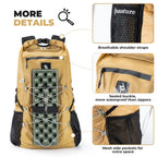 Waterproof Foldable Backpack With Multi-Purpose Use for Camping & Hiking 20L