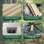 Quick Setup Hexagonal Tent UPF50+ Waterproof Lightweight