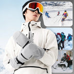 Windproof Waterproof Thermal Ski Gloves Double-Layer Insulation Touchscreen