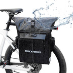 2-in-1 Bicycle Rear Rack Bag Backpack - 18L