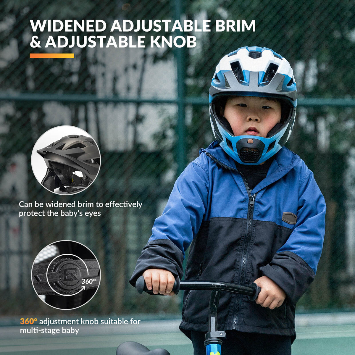 TS-61 Kids Full-Face Bike Helmet