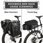 Seatpost Mounted Bike Rear Rack with Bolt-On Mount