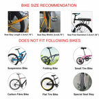 Seatpost Mounted Bike Rear Rack with Bolt-On Mount