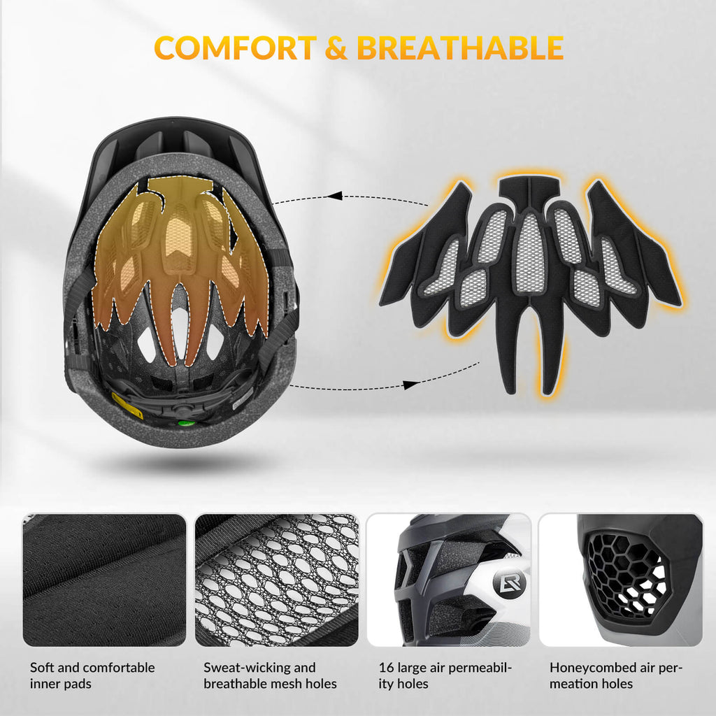 TS-61 Kids Full-Face Bike Helmet