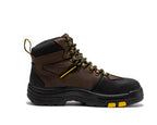 ROCKROOSTER Marfa Brown 6 inch Waterproof Composite Toe Leather Work Boots CP211