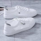 Women's White Casual Sneakers Spring  Summer Breathable Flats Solid Color Mesh Shoes Fashion White Flat Sneakers Women Workout Tennis Walking Gym Fashion Sneakers